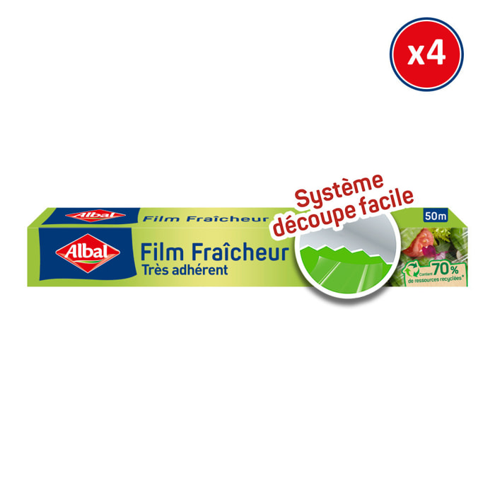 4x50m Film Fraîcheur Albal - 70% de ressources recyclées