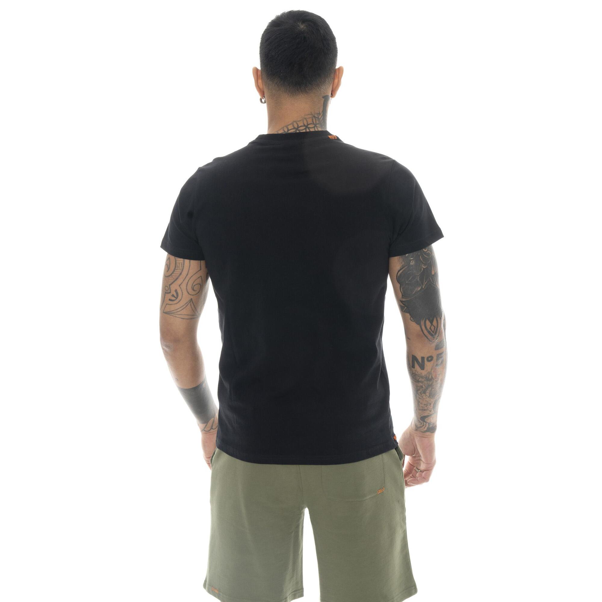 Camiseta de algodón de manga corta para hombre Leone Military 1947