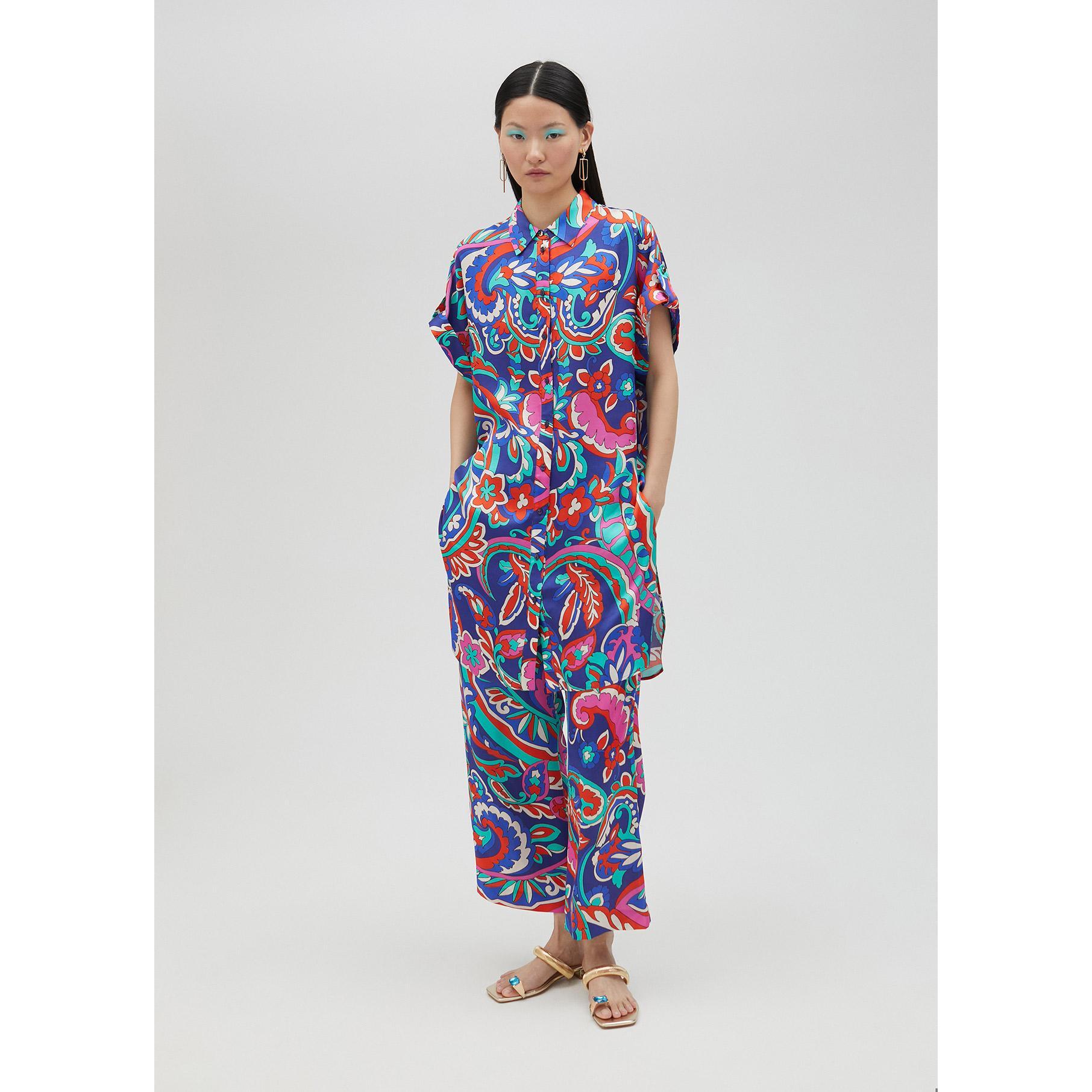 Camicione stampa paisley