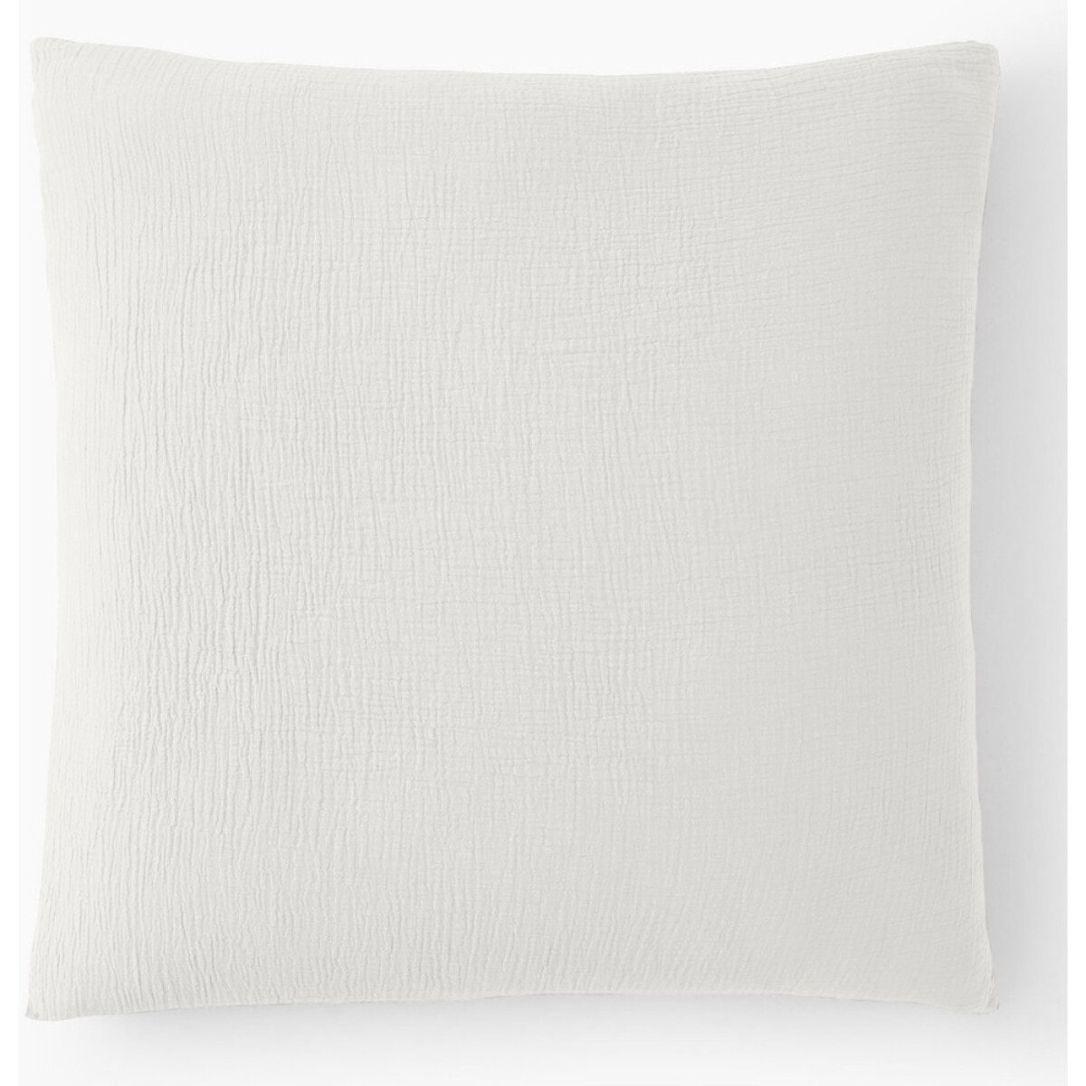 Paire de Taies D'oreiller 100% Gaze De Coton Blanc Pur