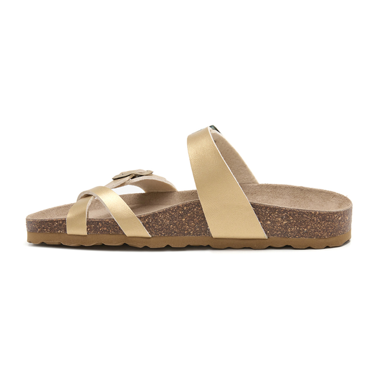 SANDALIA BABUNKERS DORADO