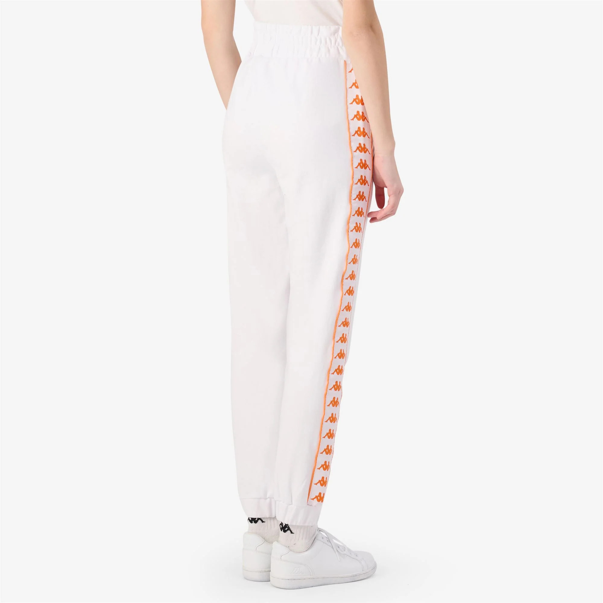 Kappa - Pantaloni Donna Bianco - 222 Banda Adina