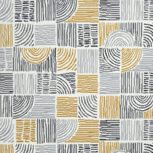 Tapis salon DORI, motif géométrique graphique, moderne