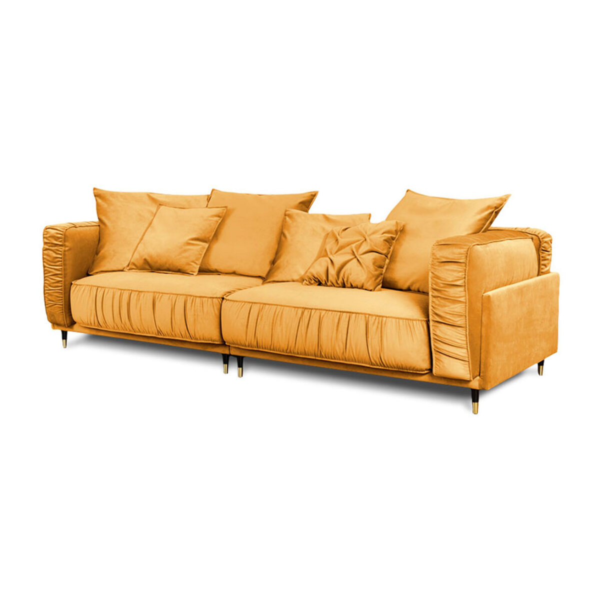 Canapé Velours Fiorenzo - 3 places