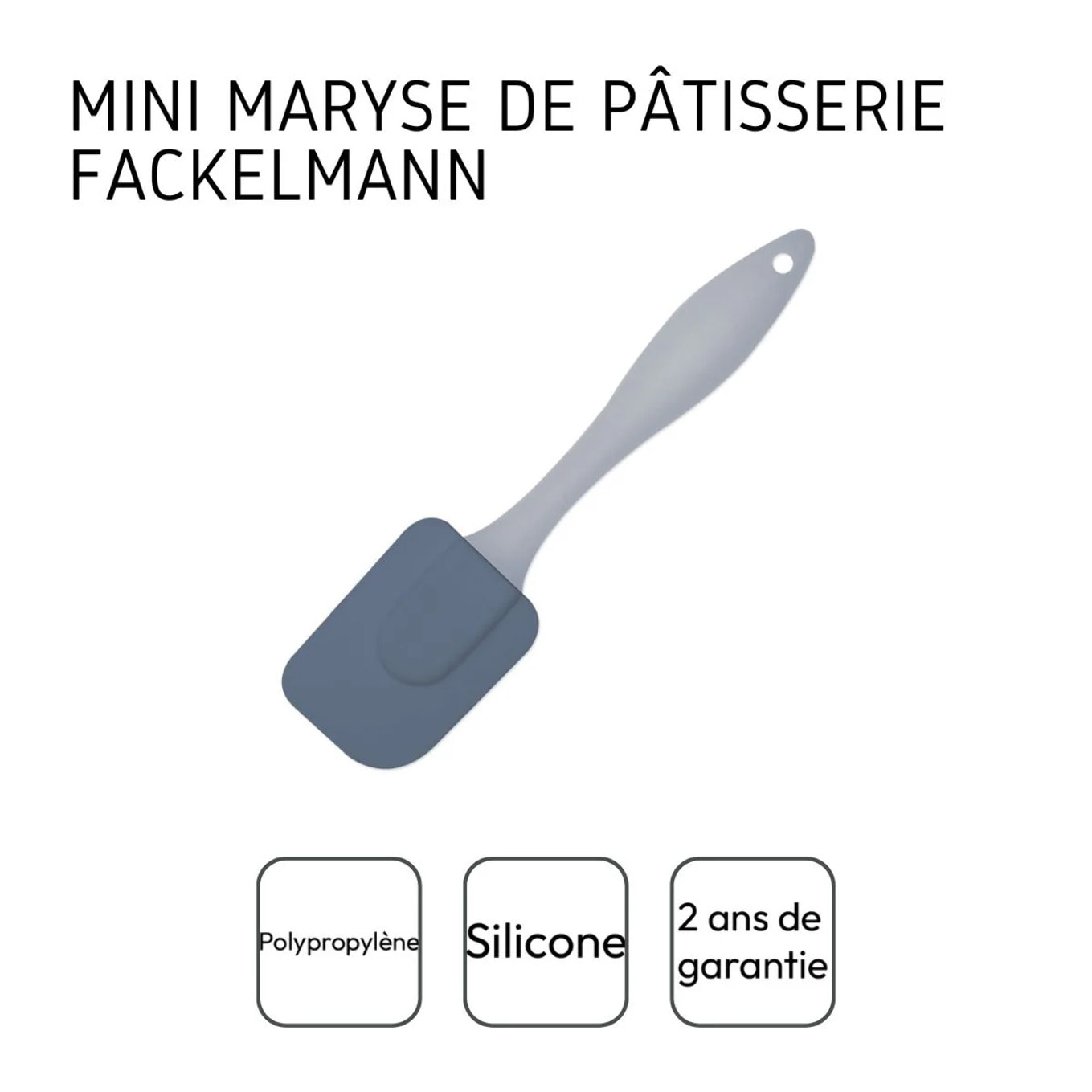 Mini spatule de cuisine et de pâtisserie 19 cm Fackelmann Elemental