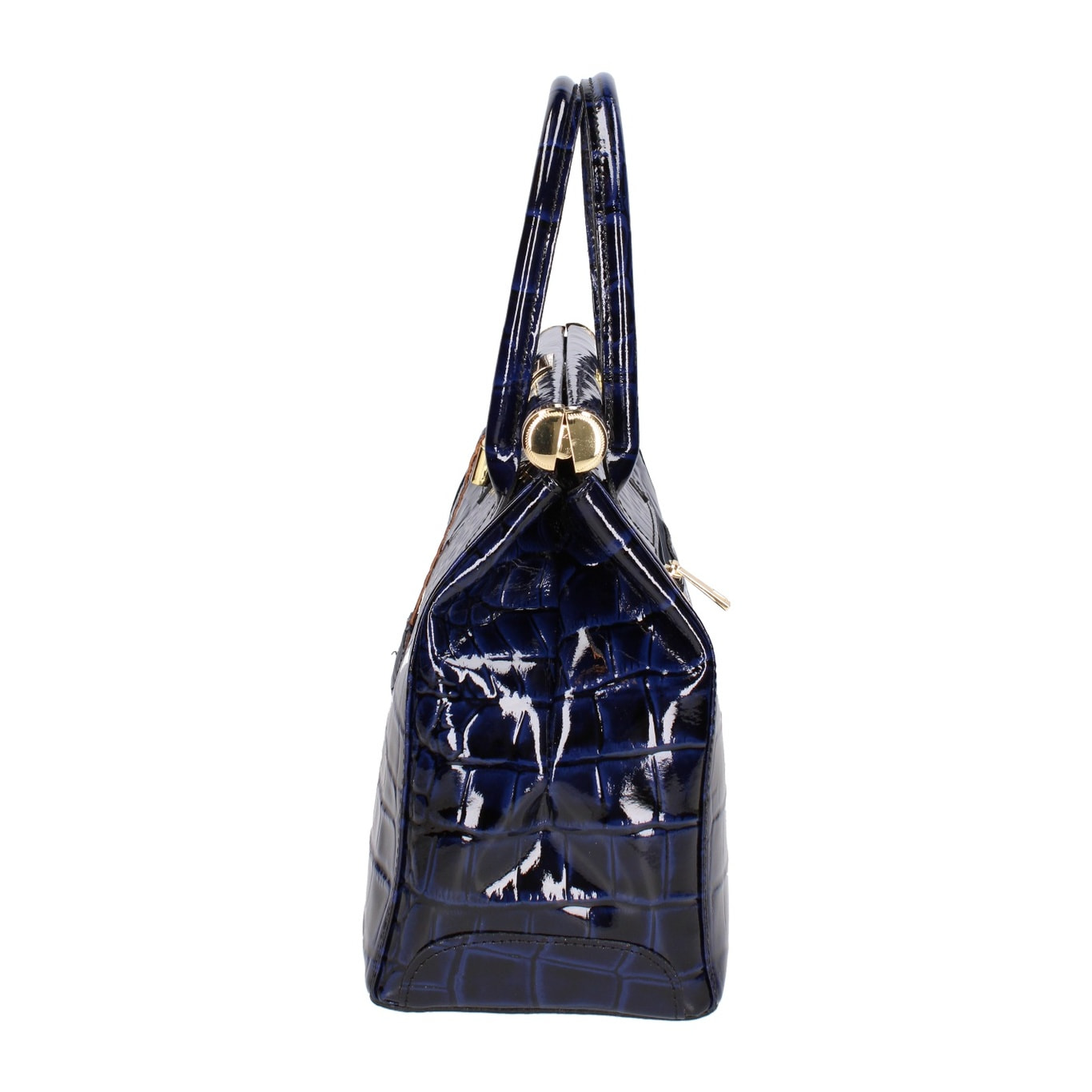 Borsa a mano da donna - Modello Delfina - Vera pelle - 32.0 x 28.0 x 15.0 cm