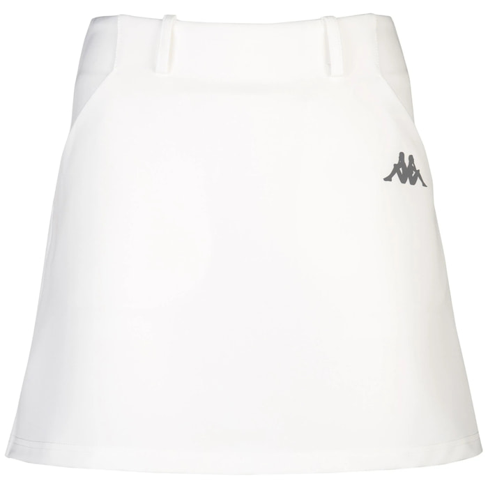 Kappa Gonne SHORT SKIRDAM Bianco