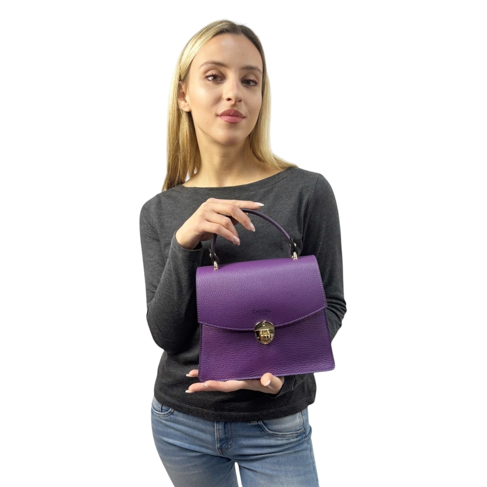 Bolso de Mano Cheval Firenze Beta Violeta