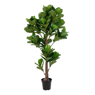 Ficus lyrata artificiale Fiddle Leaf Tree verde H 190 cm