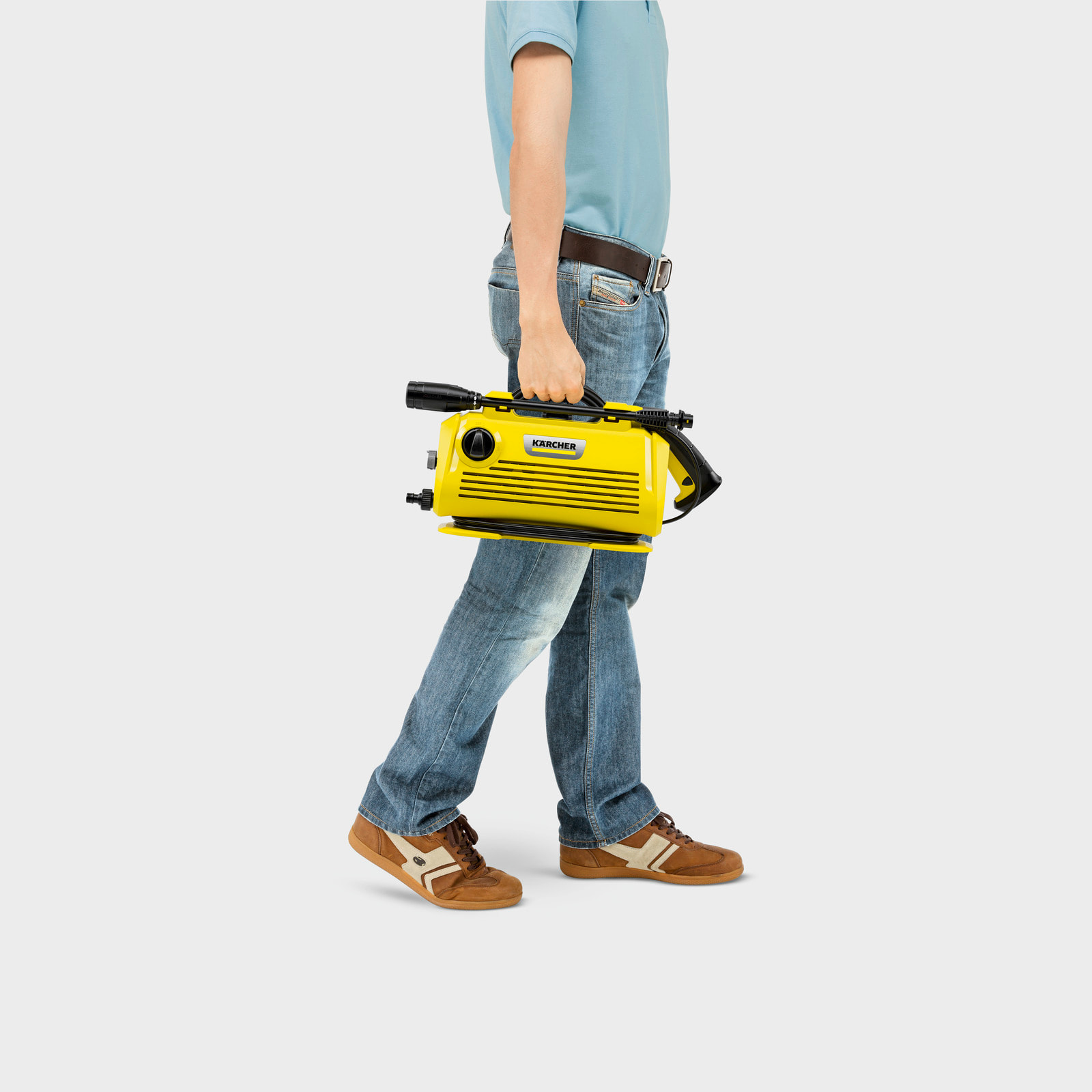 Nettoyeur haute pression Karcher K 2 Premium Horizontal VPS - Pression 110 bar- Débit 360 l/h- Position horizontale stable