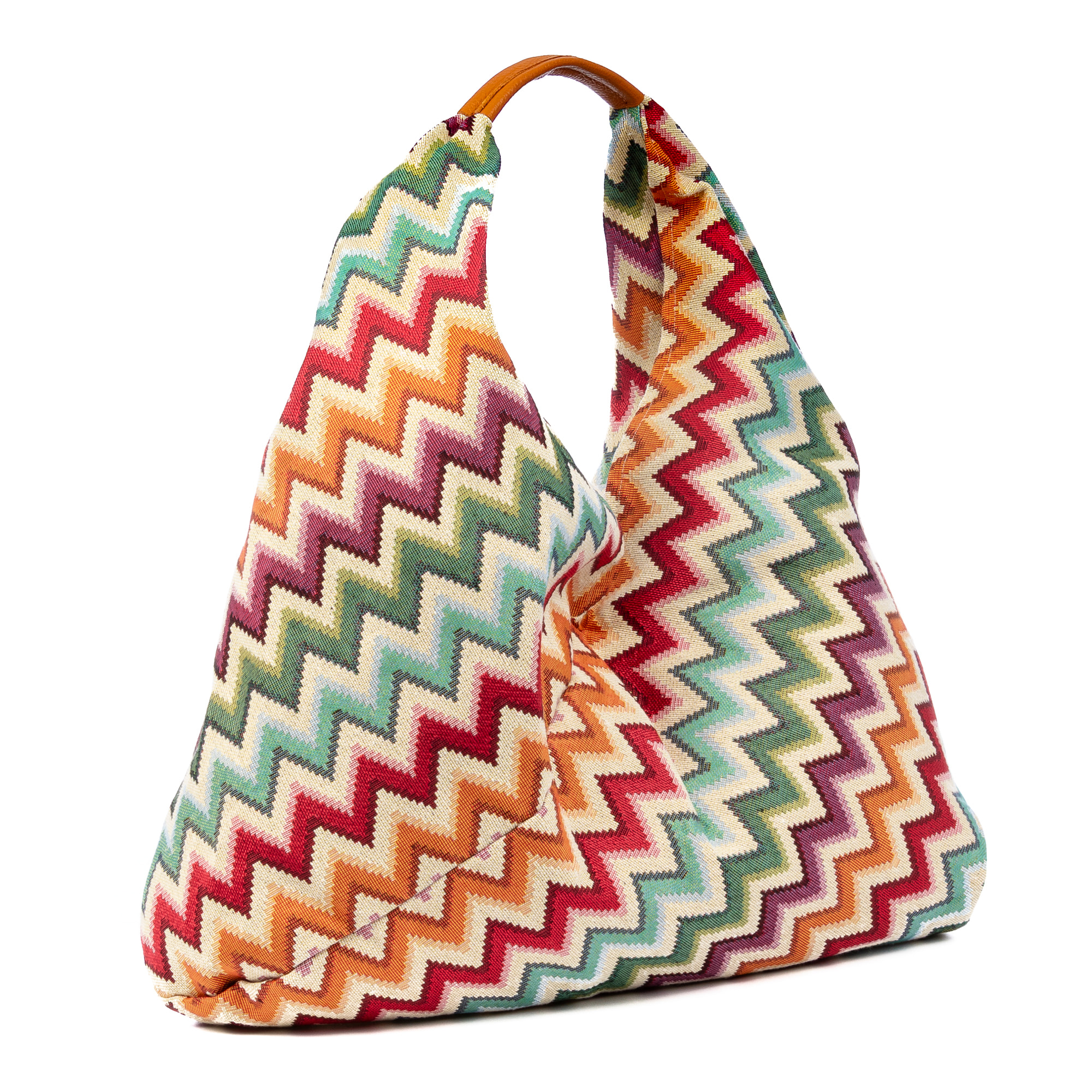 Banzi borsa shopper in cotone, con manico in pelle. Design esclusivo.