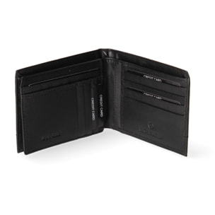 Portafoglio da uomo in vera pelle - Modello False - Casual - 12.5 x 10.0 x 2.0 cm
