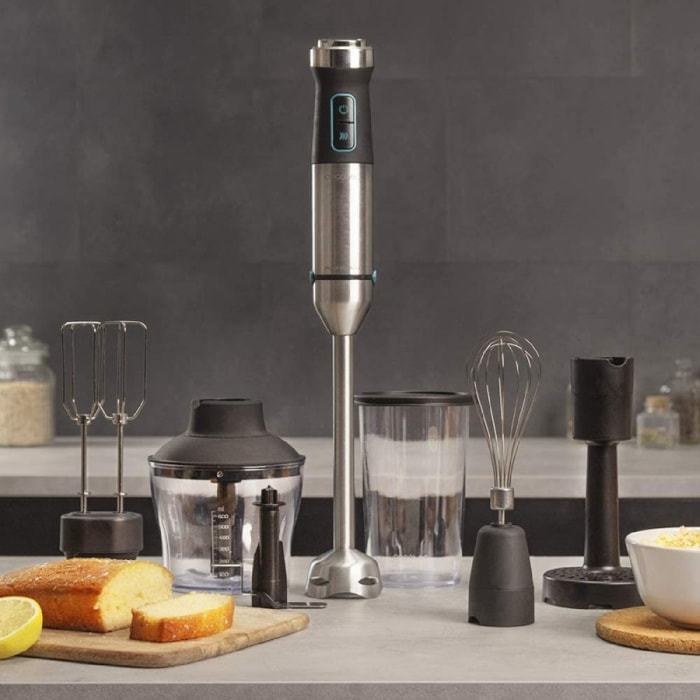 Cecotec Frullatore a immersione Power TitanBlack 1500 XL PerfectCream&Crush
