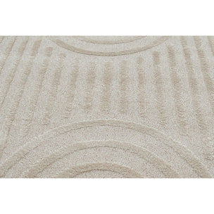 HARMONIE - Tapis motif arc crème