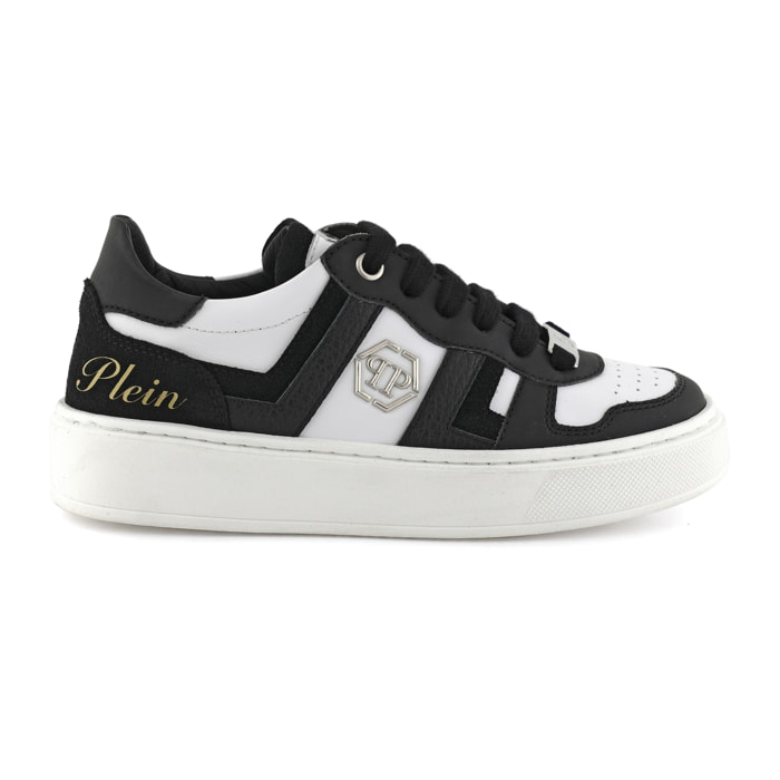 PHILIPP PLEIN Mix Materials Low-Top Sneakers