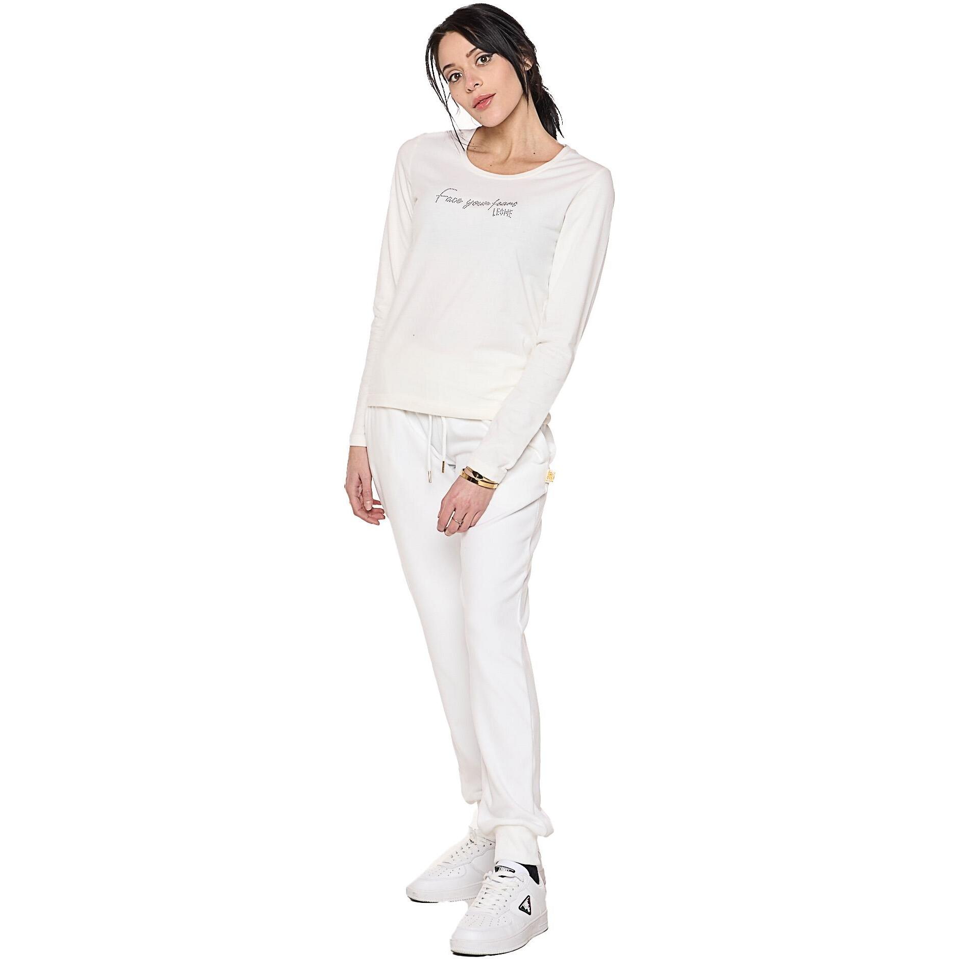 T-shirt a manica lunga da donna 'Relaxed'