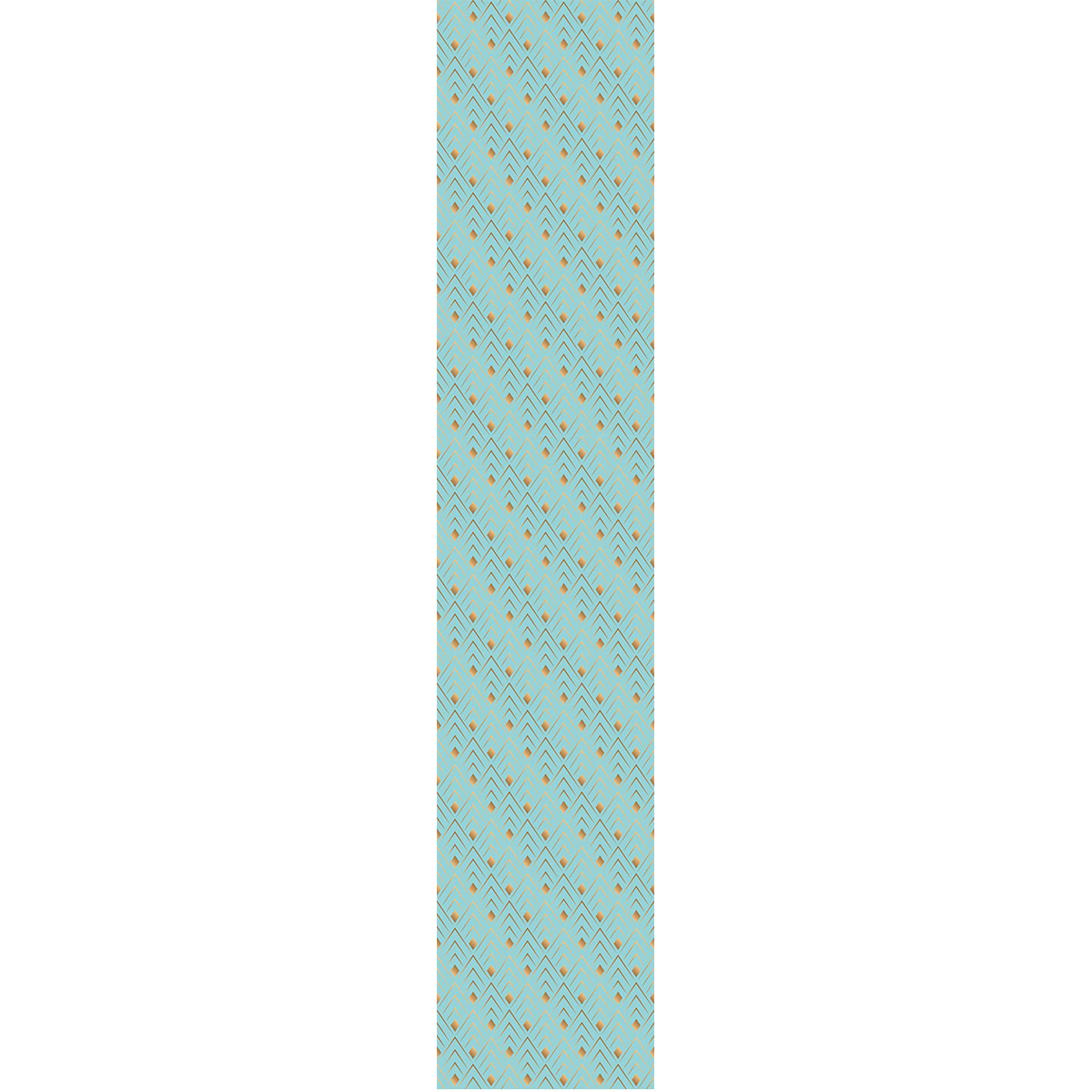 Papier peint intissé pré-encollé - SCANDINAVE AQUAMARINE LOSANGES - 1 rouleau