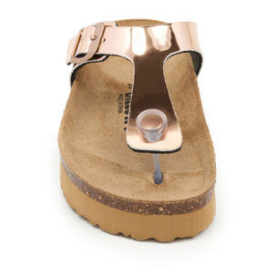 SANDALO CON ZEPPA BILLOWY ROSA