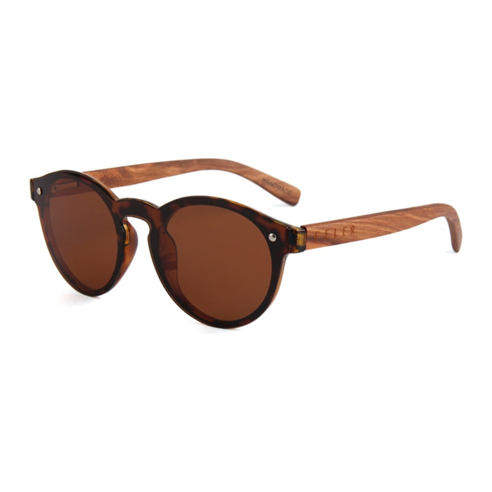 Gafas de Sol Feler 1502-7 Polarizadas de Madera Unisex 52 mm