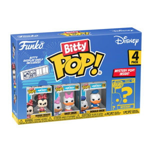 Bitty POP Disney - Minnie Mouse Daisy Duck e Donald Duck e Personaggio a sorpresa Funko