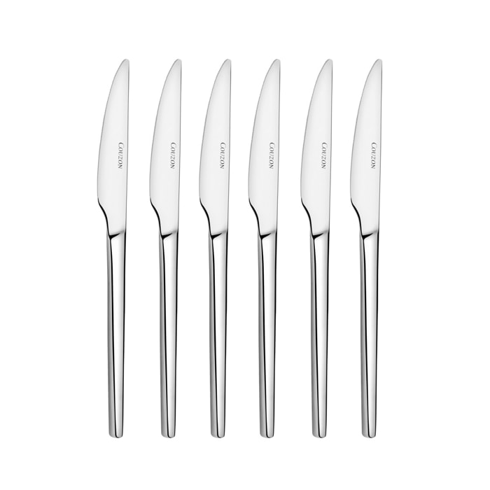 Velvet - Juego de 6 cuchillos para postre