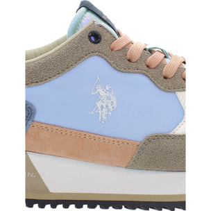 U.S. Polo Assn. - Sneakers SACHA002W4ST1 in camoscio per donna