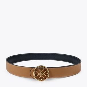 Cintura double face trifoglio cuori