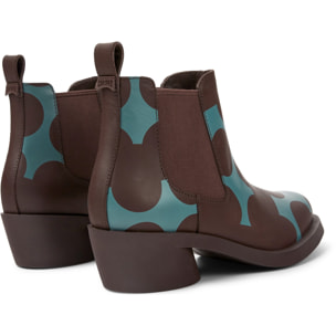 Botines - CAMPER Bonnie Twins - Multicolor - Cuero liso