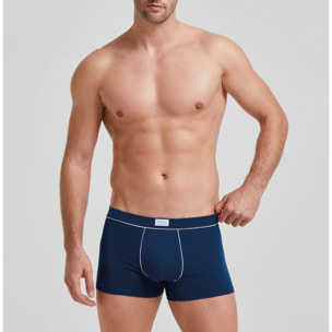 Boxer cotone con dettagli a contrasto