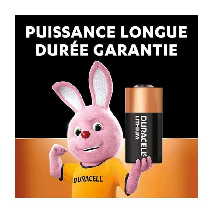 Pile DURACELL CR 123 x1 Lithium