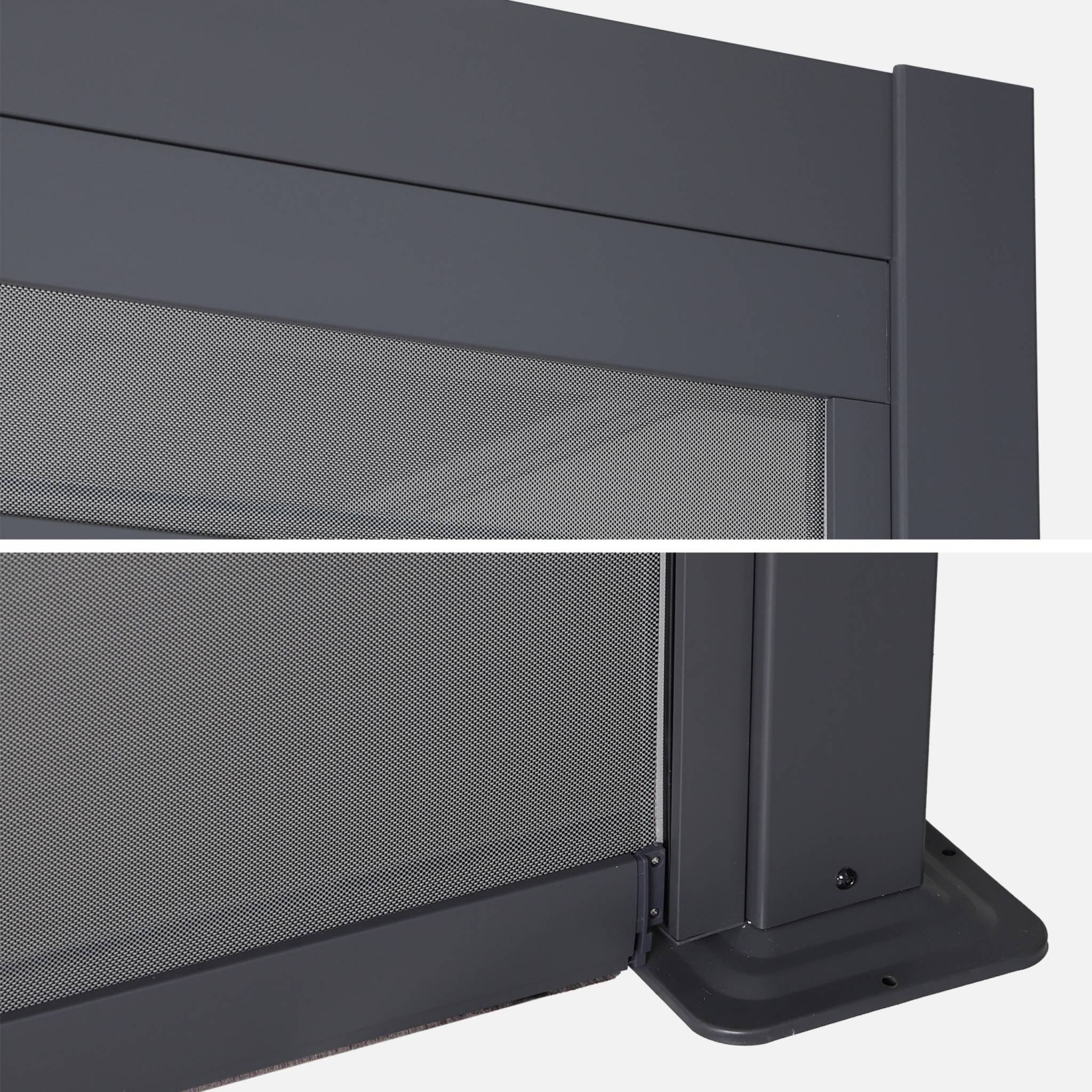 Store latéral 4m pour pergola bioclimatique Palace