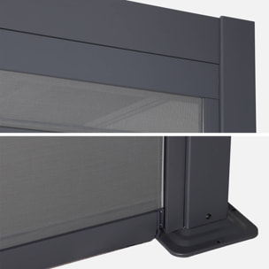 Store latéral 4m pour pergola bioclimatique Palace