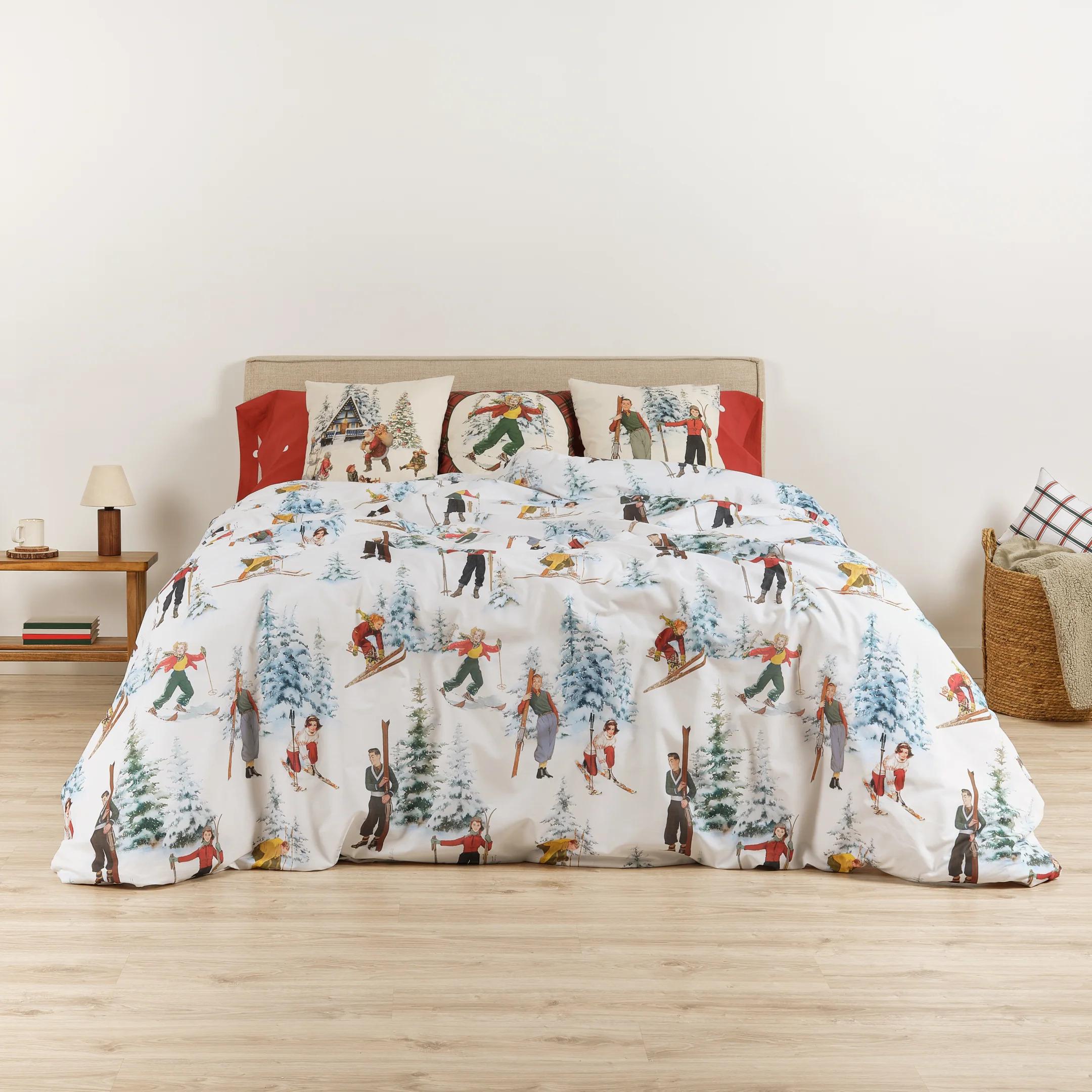 Housse de couette avec clics 100% coton Laponia 58