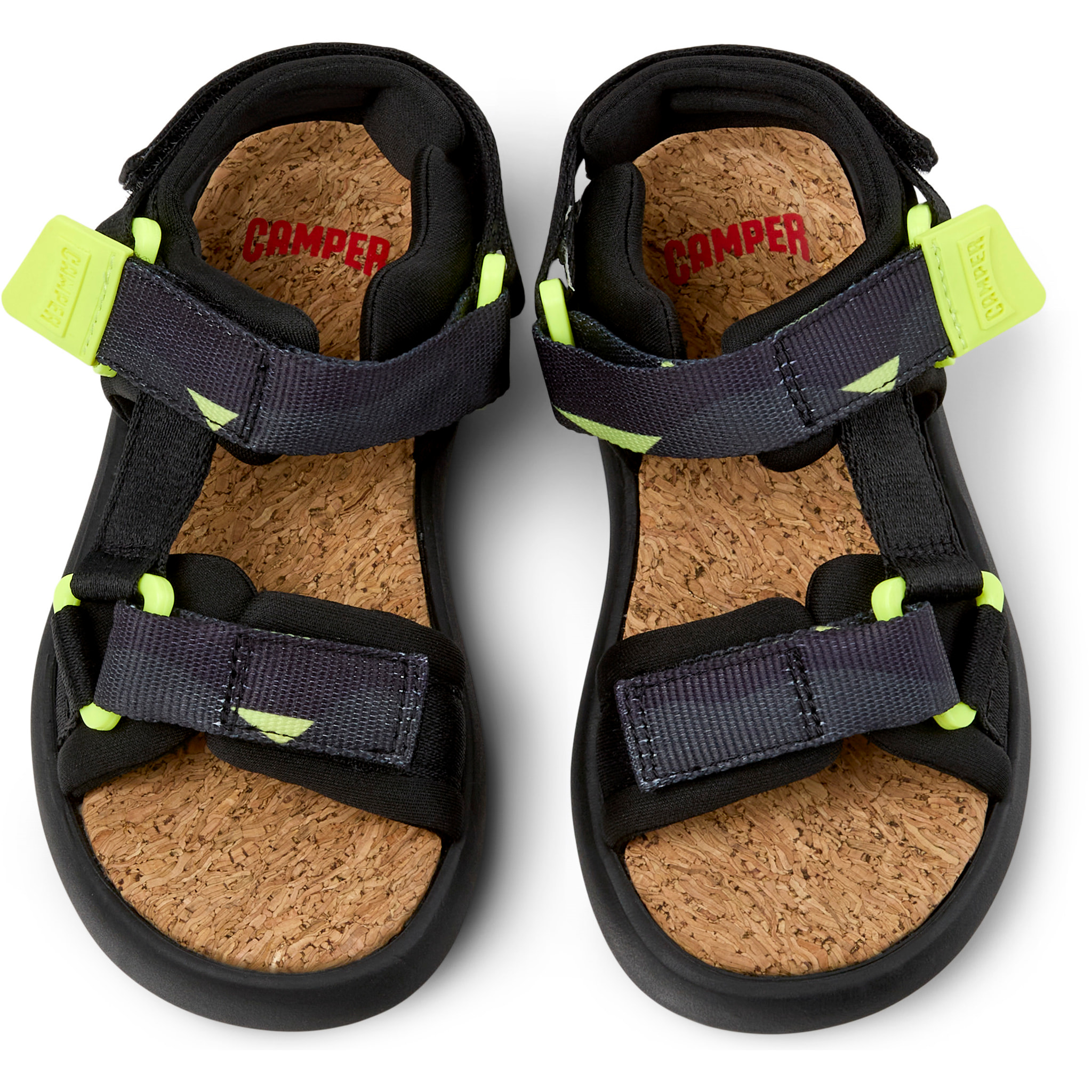 Sandali - CAMPER Pelotas Flota Sandal - Nero - Tessile tecnico