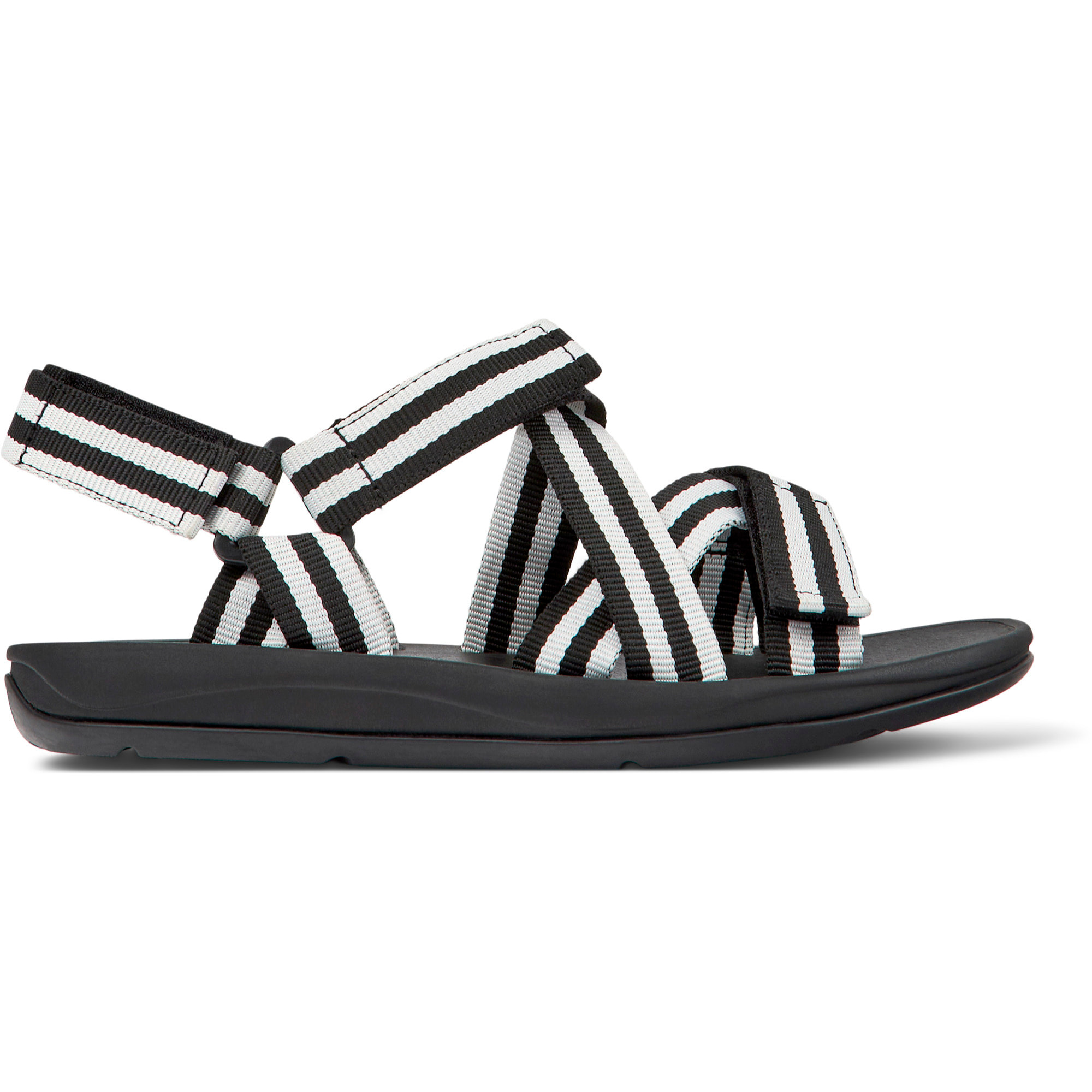 Sandalias - CAMPER Match - Negro - Textil técnico (poliéster reciclado)