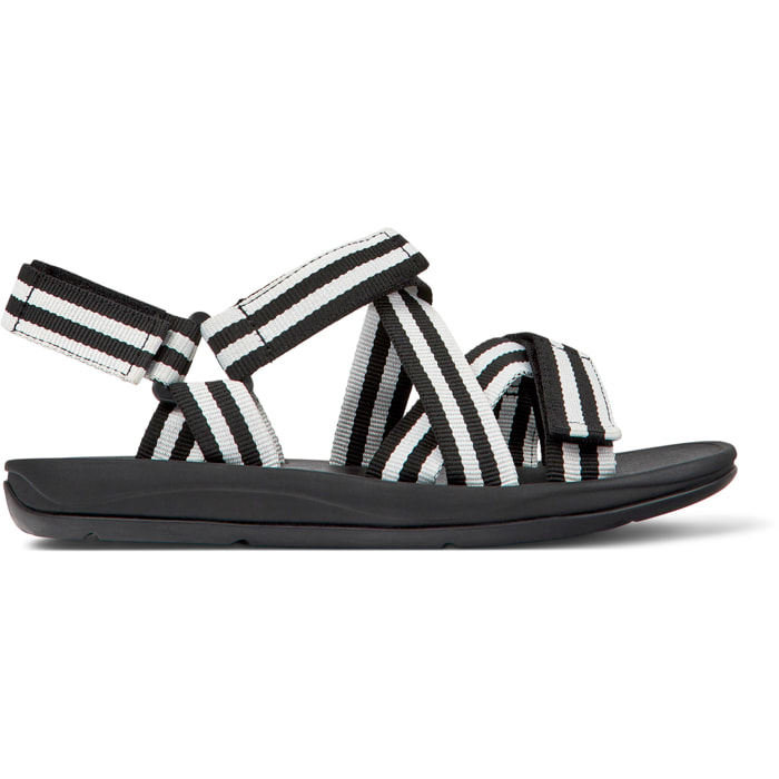 Sandalias - CAMPER Match - Negro - Textil técnico (poliéster reciclado)