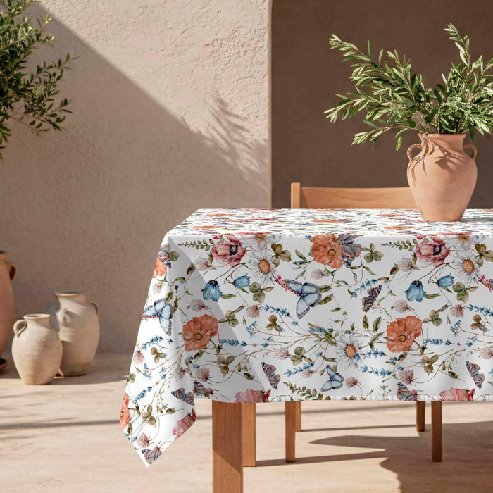 Nappe anti-taches Eugenie - 100% coton -
