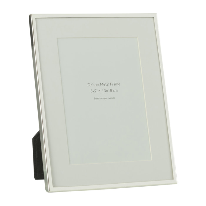 J-Line cadre photo Passe Partout Bord Fin - métal - argent - medium - 2 pcs
