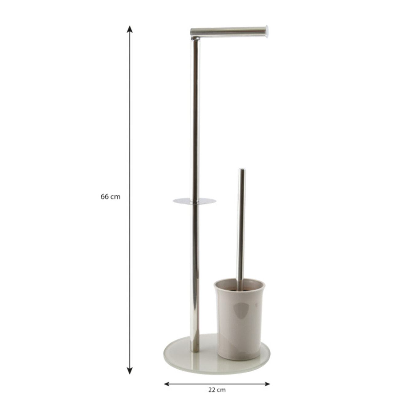 Combiné wc Inox & Verre Taupe MSV