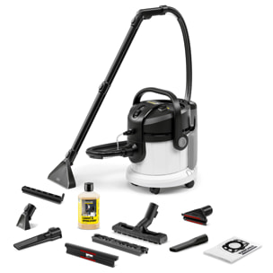 Shampouineuse Karcher SE 4 Plus- aspirateur injecteur extracteur - Puissance 1000W- double réservoir 2x4L- buse canapé/matelas