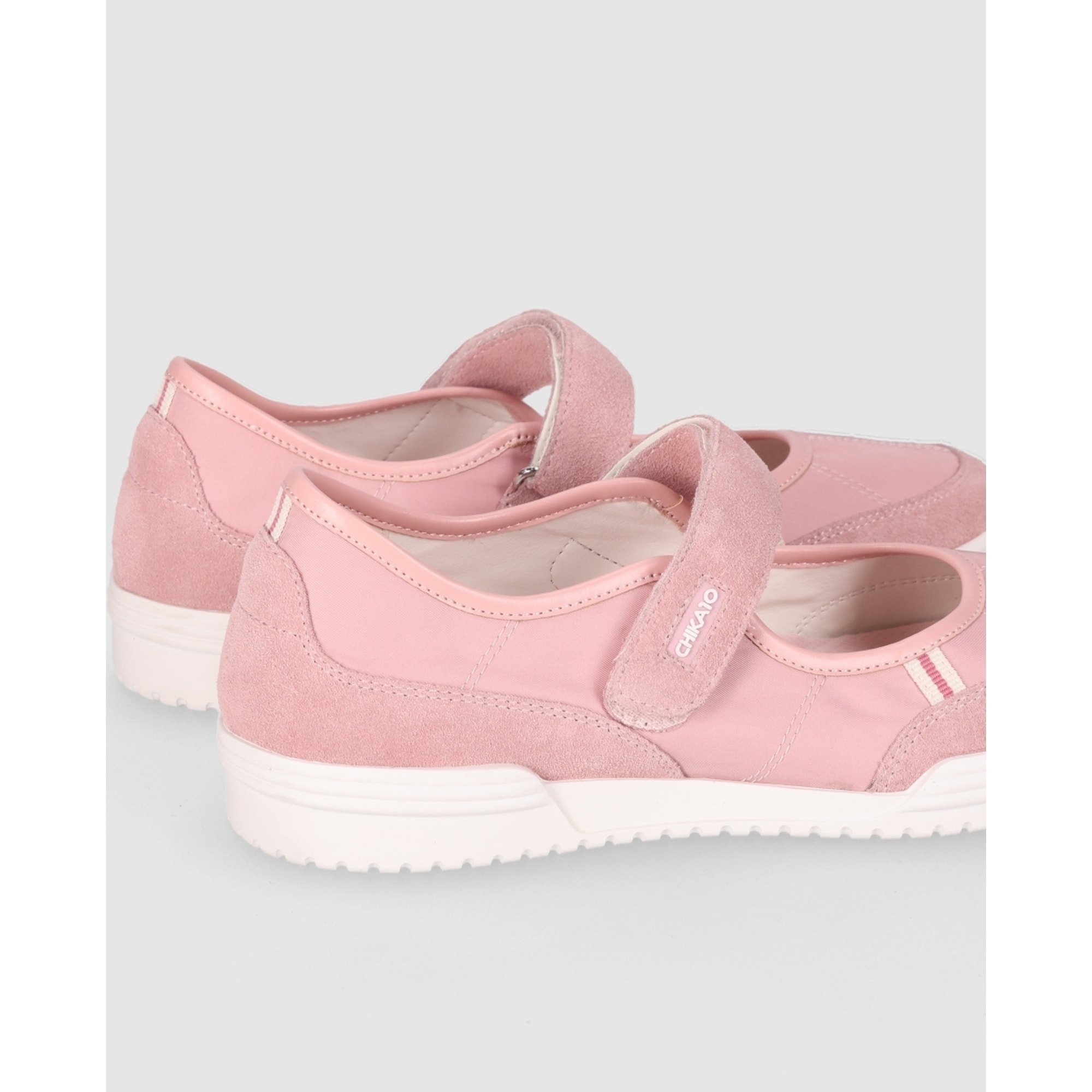 Zapatos de Tejido - Nude - Tacón: 1 cm