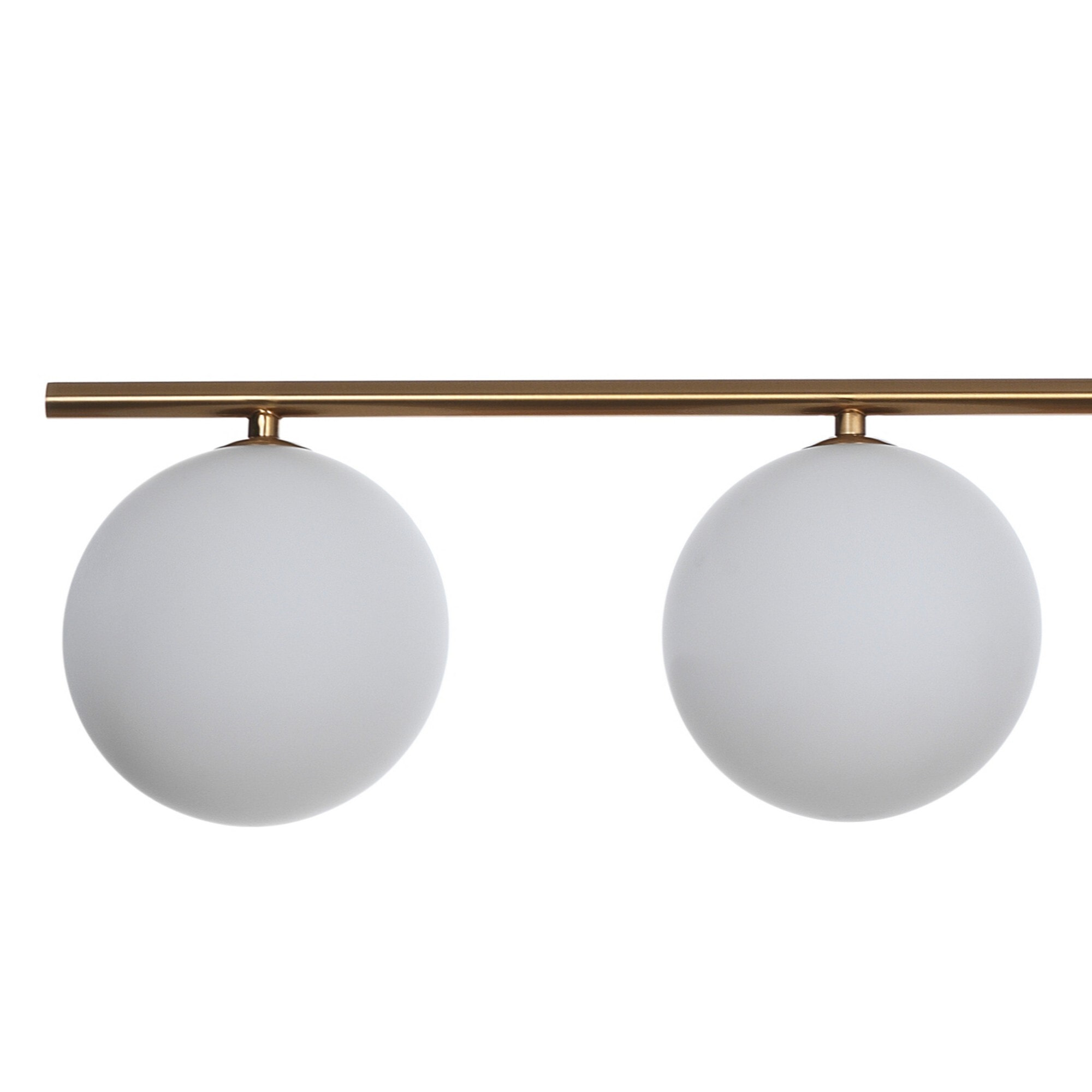Suspension Tomasucci PARTY EVO, en acier et verre, blanc