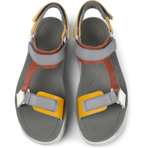 Sandalias - CAMPER Oruga Up - Multicolor - Cuero liso