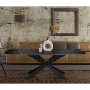 Oresteluchetta tavolo PULSE BLACK MARBLE