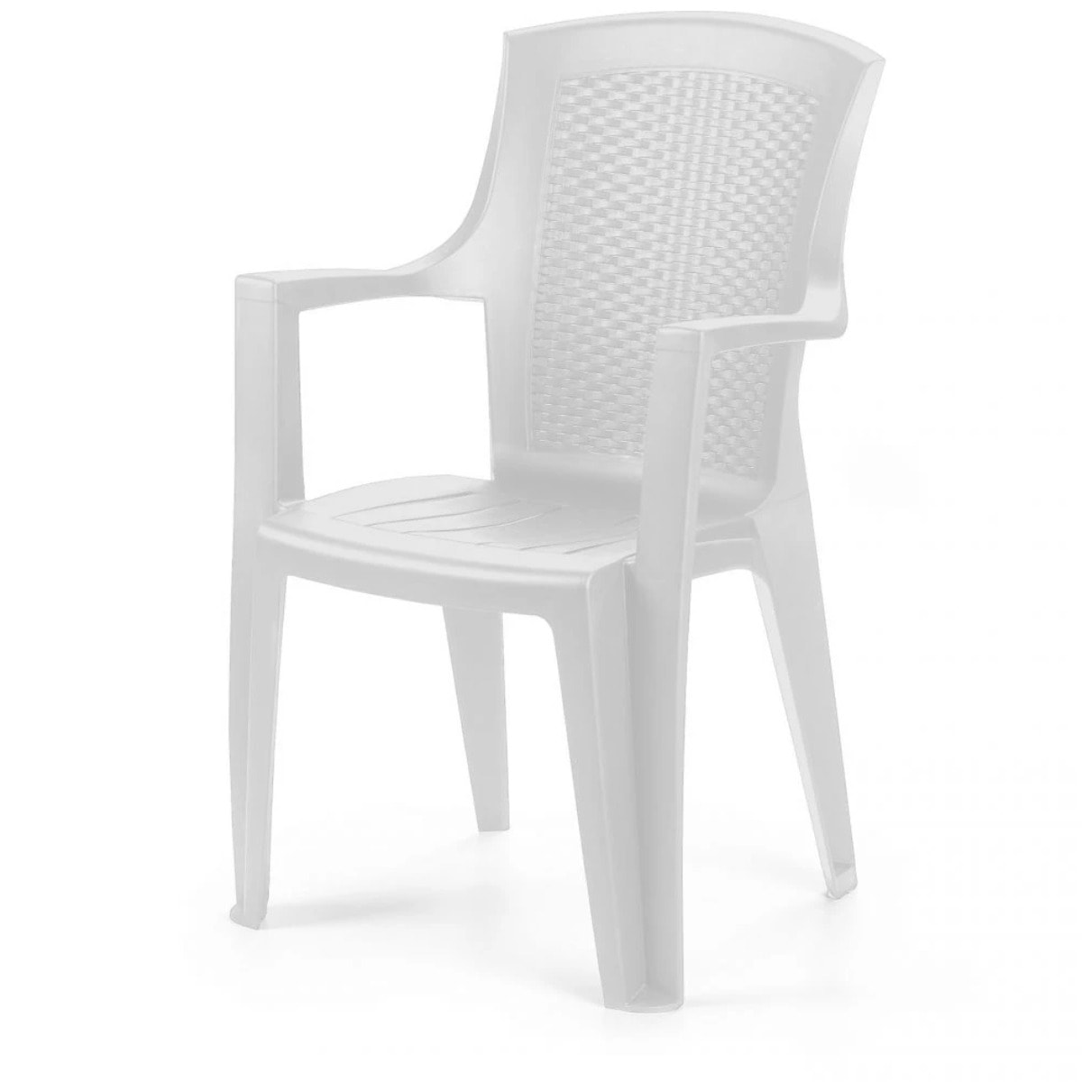 Pack 4 sillas de exterior Pacific Blanco