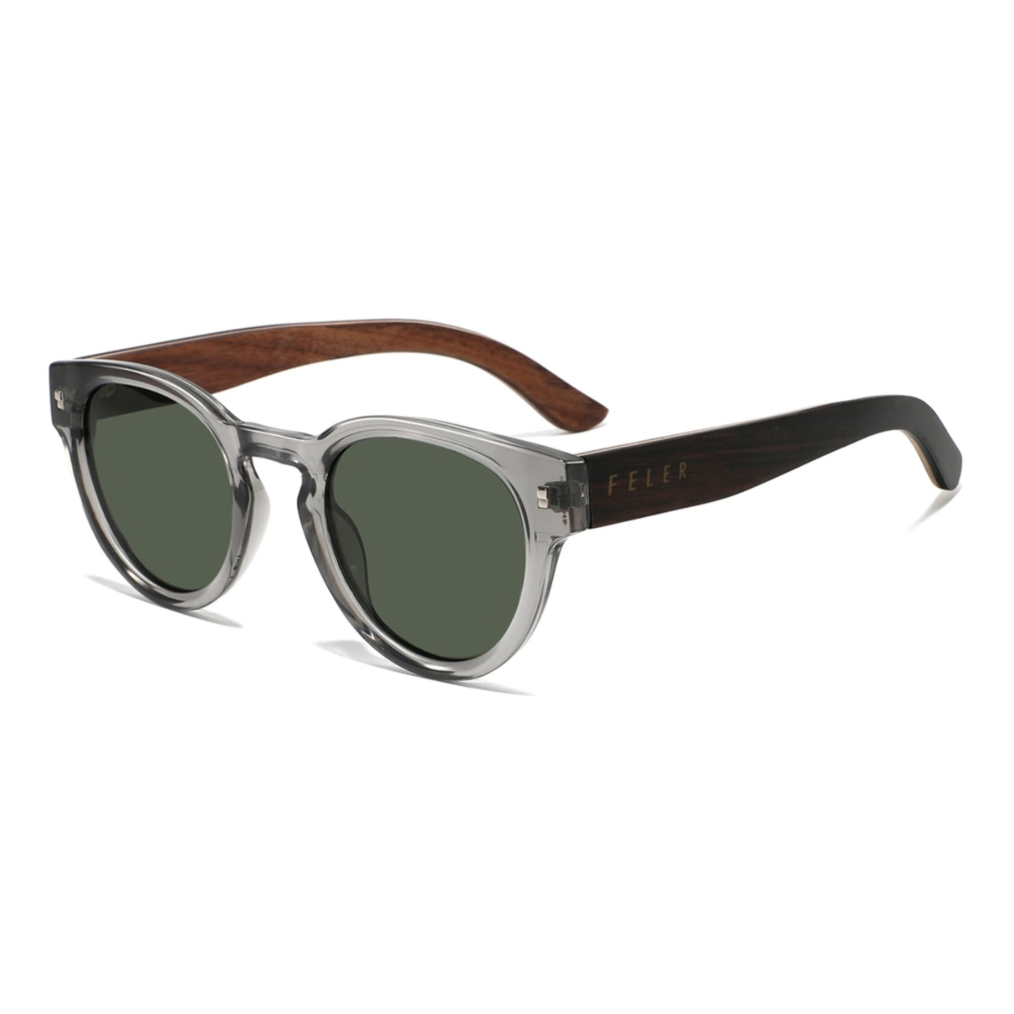 Gafas de Sol Feler 1561P-3 Polarizadas de Madera Unisex 47 mm