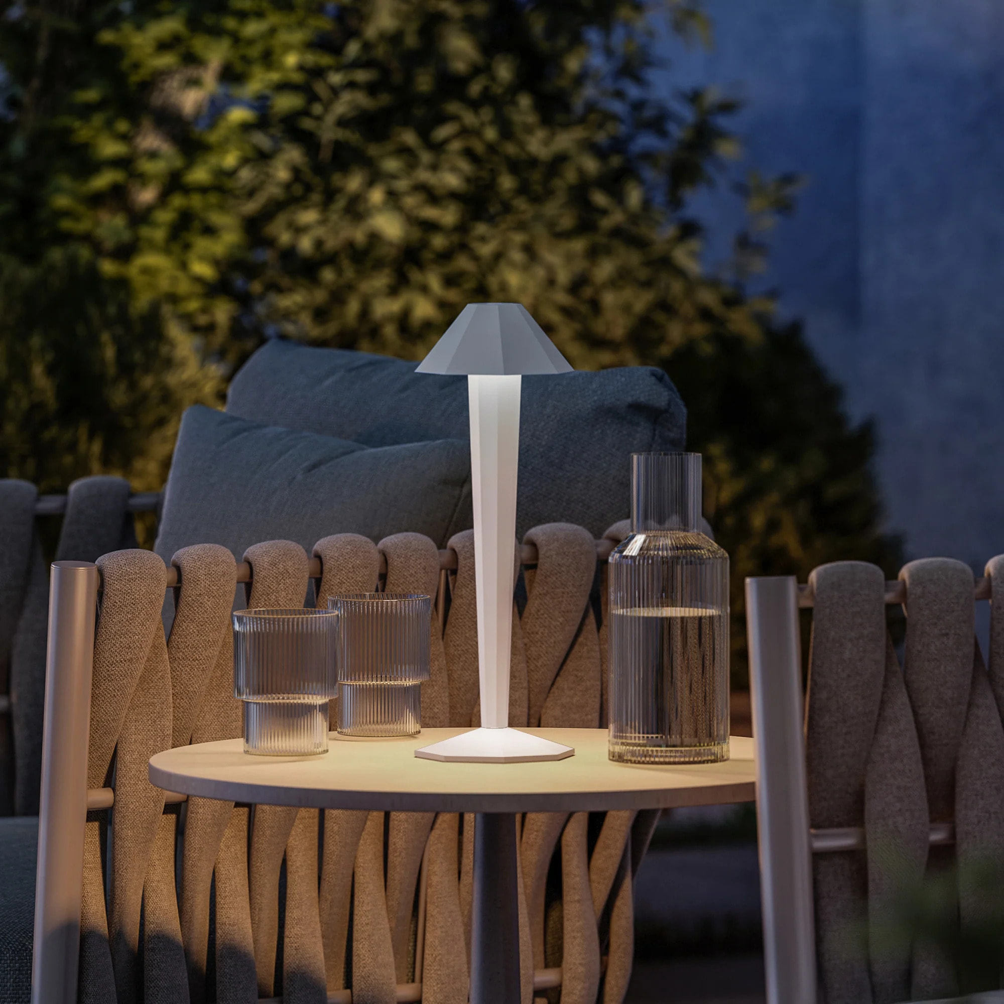 Lampe de table sans fil LED KRYPTON H33,5cm