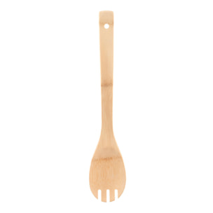 Tenedor de cocina 30x6 cm bambú, utensilio de cocina natural expert san ignacio