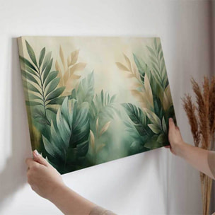 Tableau feuillages naturels apaisants Toile imprimée