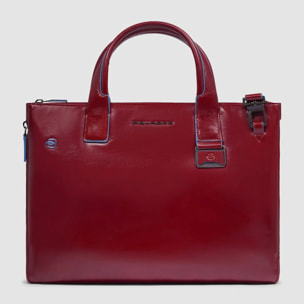 Piquadro Sac pour ordinateur et iPad® en cuir personnalisable avec protections antichoc et RFID